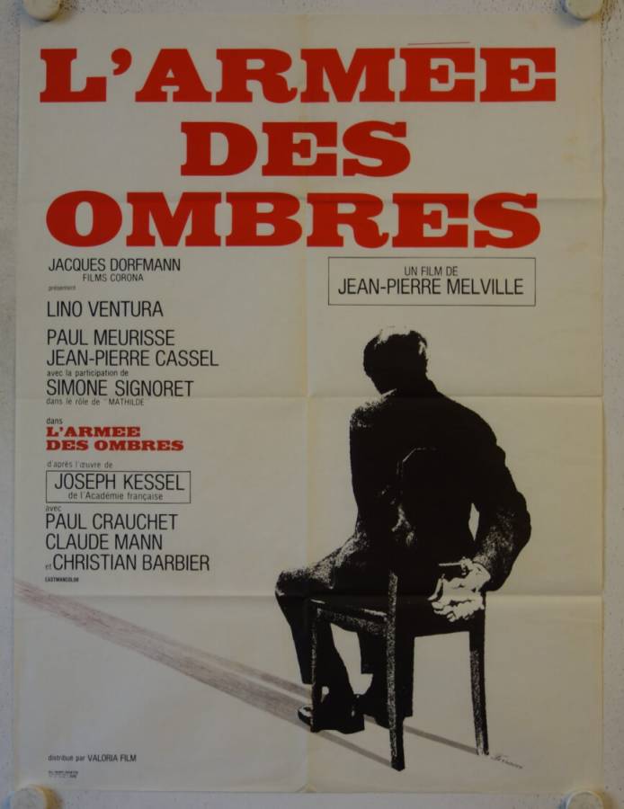 Larmee des ombres - Army of Shadows original release french movie poster